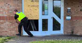 Fury as 'mindless' vandals target Northumberland library for second time