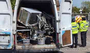 Met Police and Redbridge Council swoop on fly-tip drivers