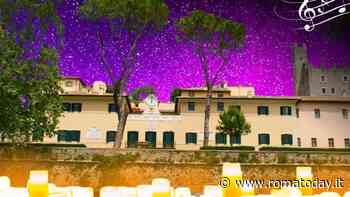 Candle Castle Night ak Castello di Torre in pietra