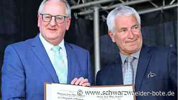 Seltene Ehrung: Der begeisterte Freund  Nagolds ist jetzt Ehrenbürger