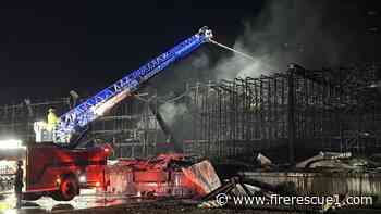 'Not much we can do': Wash. cold storage warehouse continues to burn