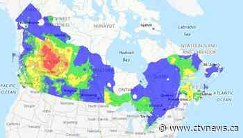 Air quality alerts issued as wildfire smoke spreads east from Western Canada