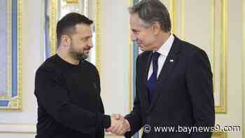 Blinken in Kyiv says U.S. arms will make difference as Ukraine reels from new Russian offensive