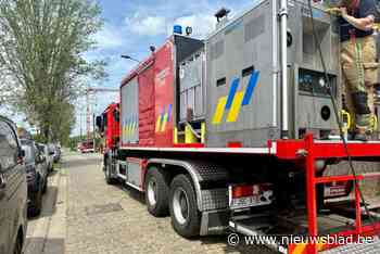 Brandweer urenlang in de weer met oliespoor op Gaasbeeksesteenweg