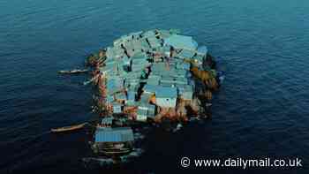 I visited the most crowded island on Earth - where more than 1,000 people live on a cramped 0.49-acre outcrop