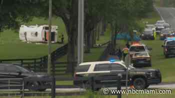 8 killed, over 40 injured in crash involving bus carrying farm workers in Florida