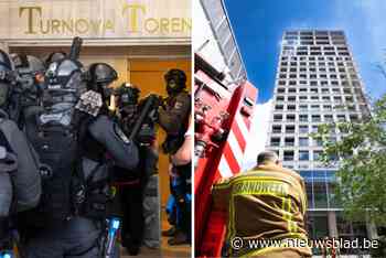 Grootse noodplanoefening in en rond Turnova-toren: “Hoogbouw is een opkomend fenomeen”