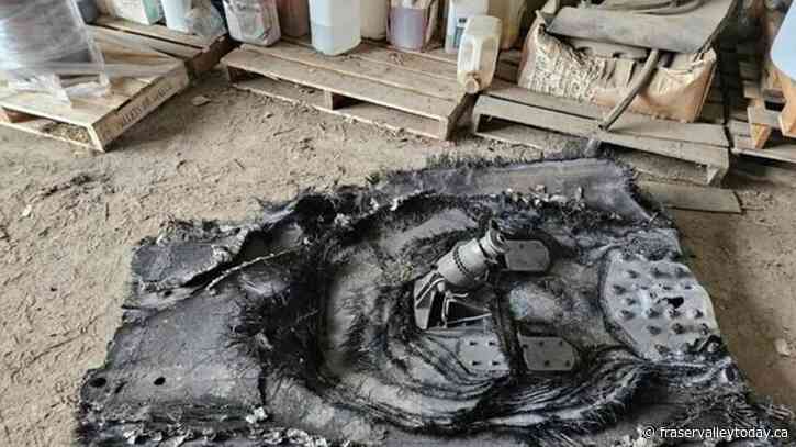 ‘It came from the sky:’ Saskatchewan farmer finds hunk of space junk in field