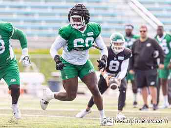 'I'm just trying to provide': Riders rookie O-line prospect Trevor Reid getting a long look at left tackle