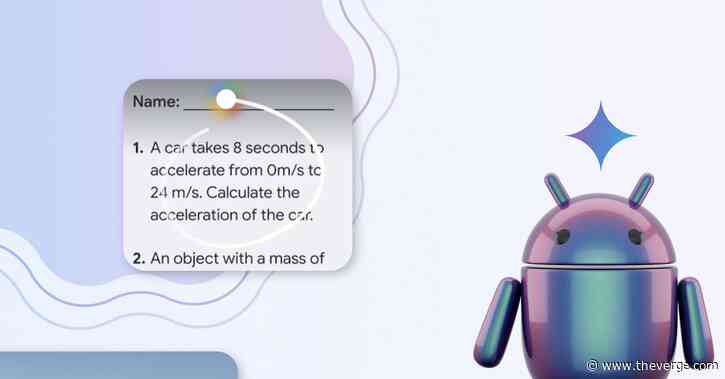 Google’s Circle to Search will help you with your math homework