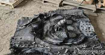 ‘It came from the sky’: Saskatchewan farmer finds hunk of space junk in field