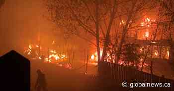 Fire rips through 3 homes in Peace River, injures firefighters