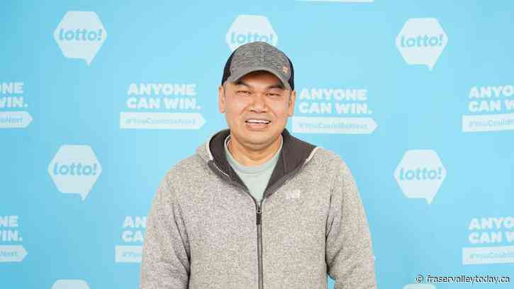 Fraser Valley man hopes to get a slightly larger kitchen after winning huge Lotto 6/49 prize