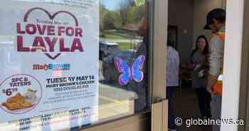 Fredericton community supports family of 14-year-old girl killed in crash