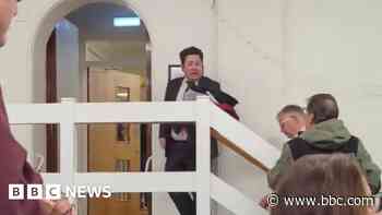 Council reports sticky tape damage to police