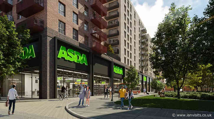 Plans shown off for 1,500 homes above ASDA’s Park Royal superstore