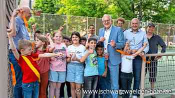 Kicken    in der City: Nagold hat eine neue  Freizeitattraktion