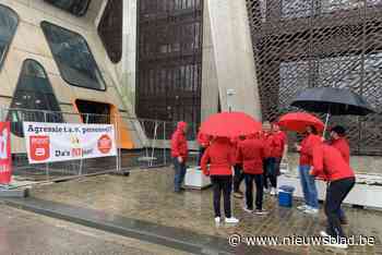 Cipiers leggen 48 uur werk neer en protesteren aan rechtbank Hasselt: “Er zijn nog twee plaatsen over”