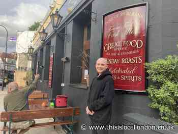 Benches return outside Duke of St Albans pub in Highgate