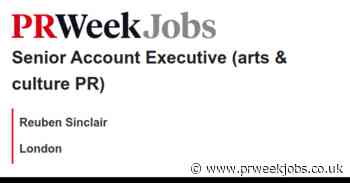 Reuben Sinclair: Senior Account Executive (arts & culture PR)