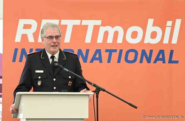 DFV-Präsident: "RETTmobil International ist wichtiger Baustein der Zusammenarbeit der Blaulichtorganisationen" / Messe für Rettung und Mobilität in Fulda eröffnet / Stiftungssymposium am Donnerstag