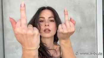 Schluss mit lustig: Lena holt Stinkefinger raus