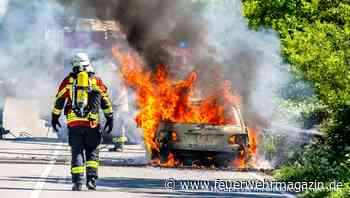 Fahrt einer Fahranfängerin endet mit Feuerwehreinsatz
