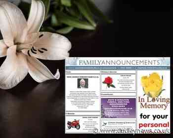 Death notices from the Halesowen and Dudley News