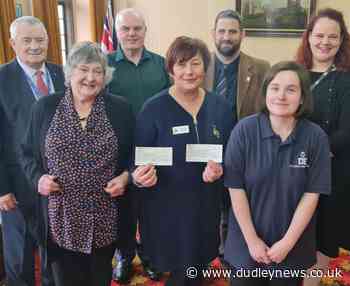 Former Mayor of Dudley hands over £36,000 to charities