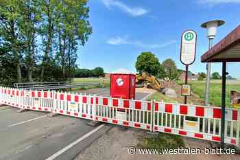 Lübbecker Straße in Preußisch Oldendorf gesperrt