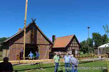 Rahden: Mühlenflügel rechtzeitig vor Pfingst-Aktionstag montiert