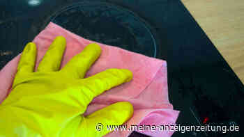 Schmutzige Herdplatte: Mit diesen Mitteln löst sich auch hartnäckiger Dreck