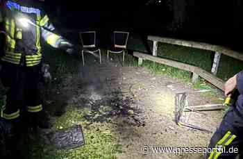 FFW Schwalmtal: Feuerwehr löscht brennenden Unrat