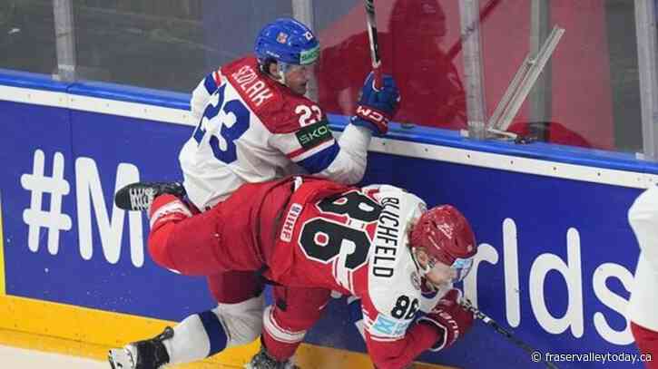 Peterka scores twice for Germany in 8-1 rout of Latvia at hockey worlds