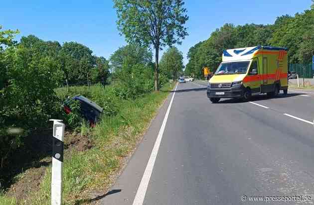 POL-STD: BMW-Fahrer kommt alkoholisiert von der Bundesstraße ab und überschlägt sich mit seinem Fahrzeug