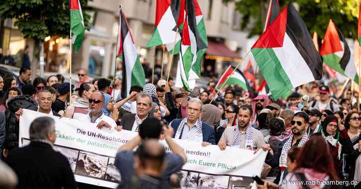 Demonstration zum Palästinenser-Gedenktag in Berlin