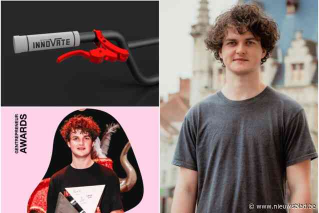 Student-ondernemer Ruben (22) wil met innovatieve remhendel levens redden: “Dit is dé oplossing voor kinderen die moeite hebben om hun fietsrem te bedienen”