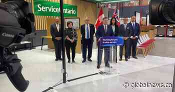 More ServiceOntario locations potentially moving to retail stores after Staples deal