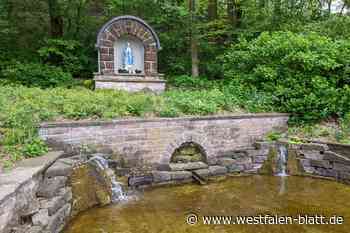 An Mariengrotte plätschert wieder Wasser