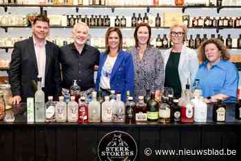 Tom Ongena en Marianne Verhaert, Vlaamse lijsttrekkers in Antwerpen voor Open Vld, bezoeken Sterkstokers