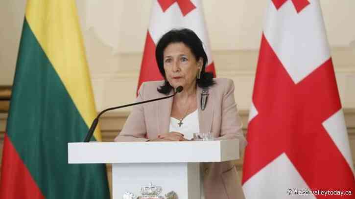 Georgia’s president says a controversial foreign influence bill passed by parliament is unacceptable