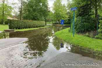 Hevige regen zorgde voor enkele ondergelopen straten