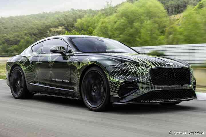 Nieuwe Bentley Continental GT wordt bijna 800 pk sterke plug-in hybride