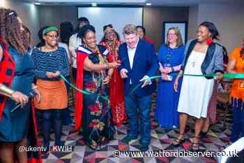 Maasai warriors visit Watford for mental health group launch