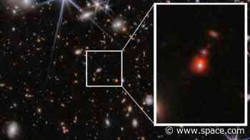 James Webb Space Telescope spots most distant and oldest black hole collision ever seen (video)