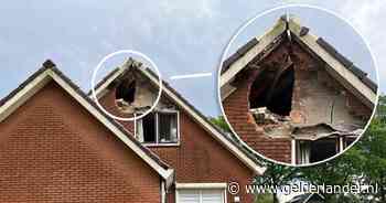 Bliksem slaat groot gat in huis: ‘Op zo’n moment heb je echt wel respect voor de natuur’