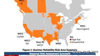 Parts of the US Could Face Energy Shortages and Blackouts This Summer     - CNET