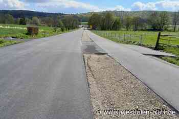 Brunnenstraße in Bad Driburg teilweise fertiggestellt