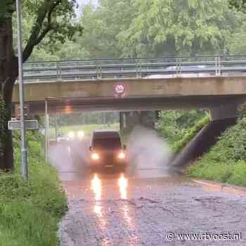 112 Nieuws:  Wateroverlast in regio na hoosbuien, straten en tunnels onder water