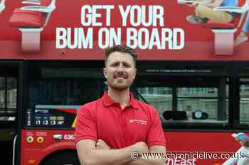 Go North East take over the Quayside for launch of new campaign to 'get your bum on board'